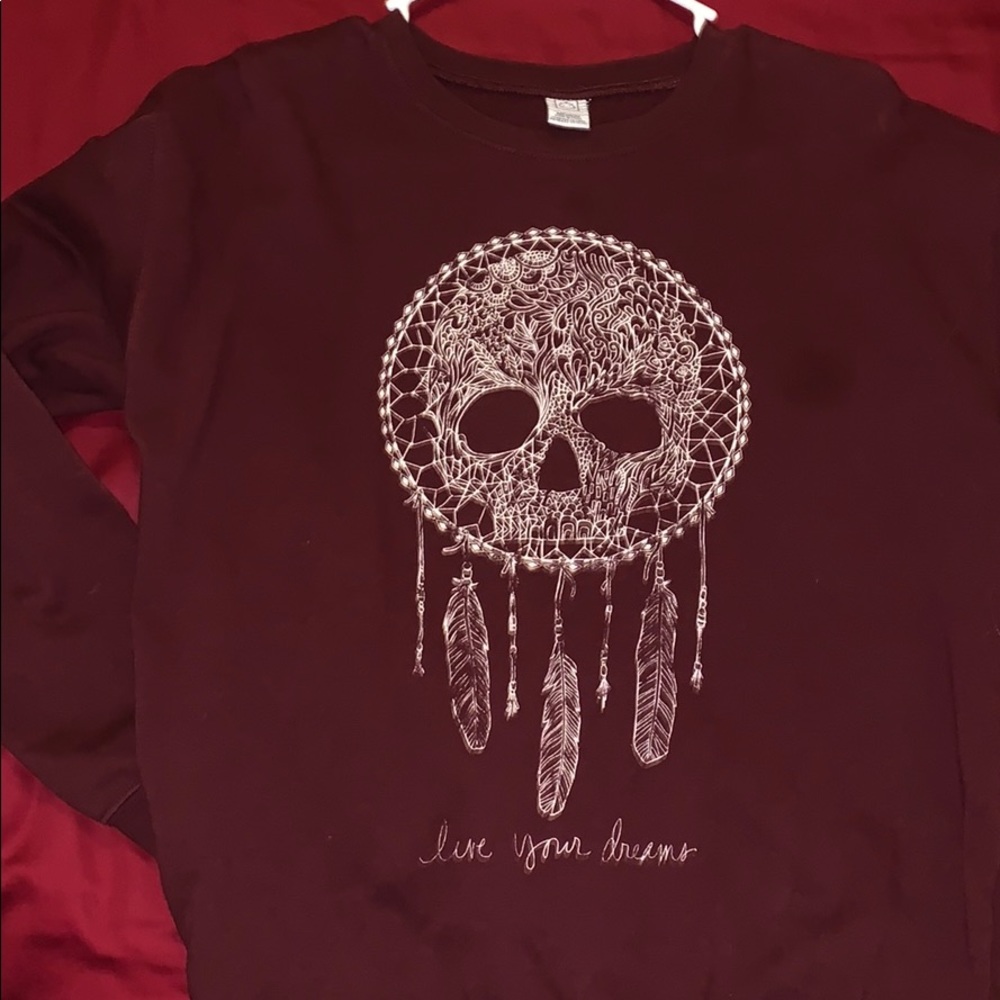 Maroon crewneck